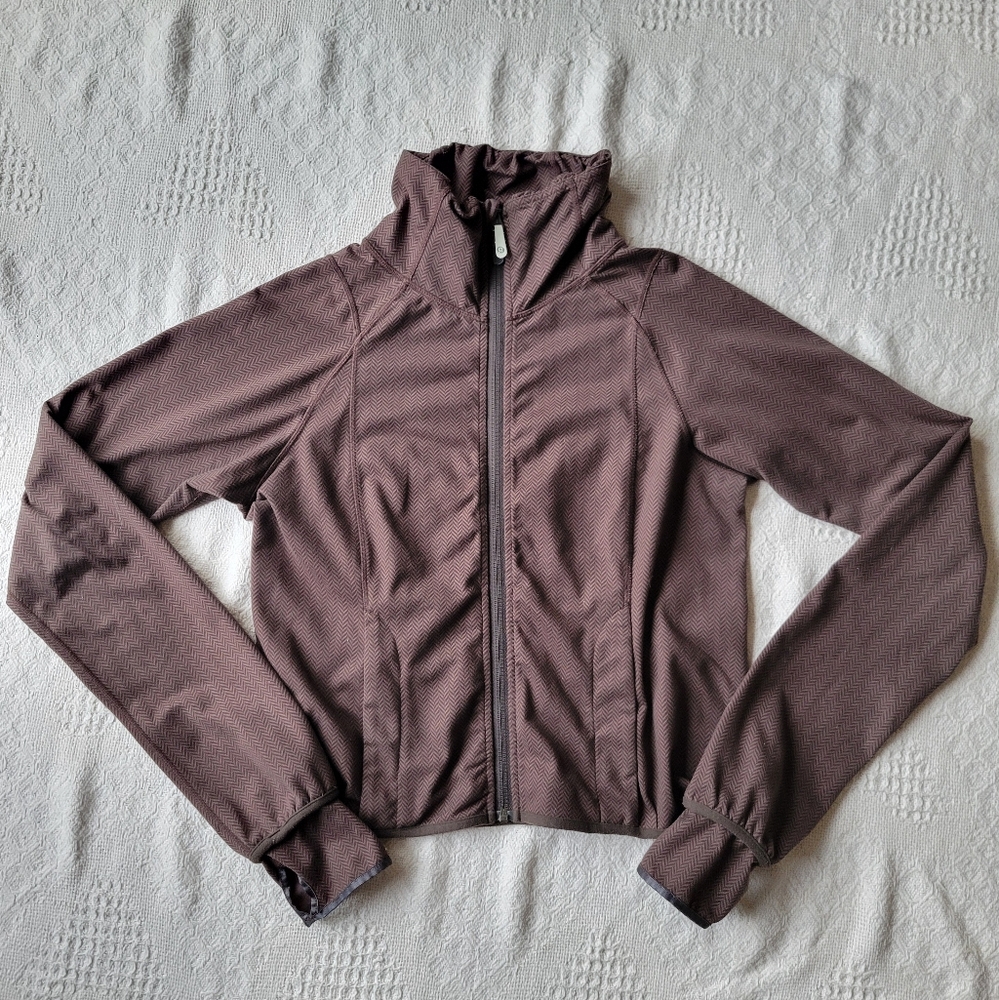 Vintage Lululemon High Collar Lightweight Water Resistance Casual Active Jacket